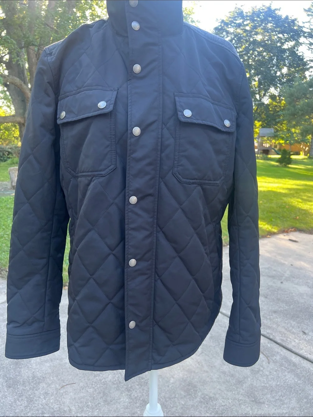 Banana Republic Diamond Quilted Utility Field Jacket - Men's Medium